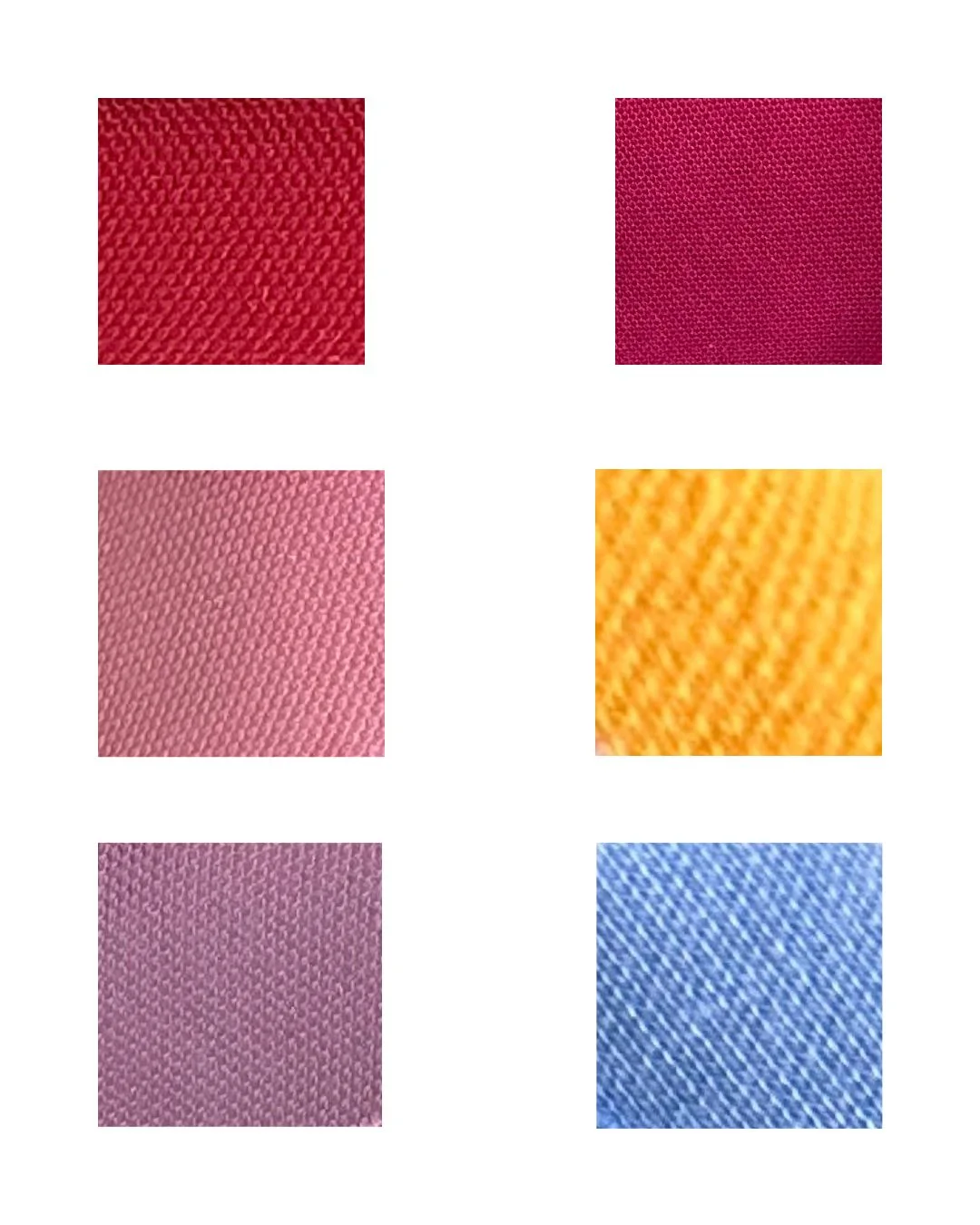 Gu&iacute;a de color por tela 2 de Playeras escolares